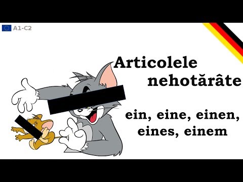 Articolul nehotărât | Unbestimmter Artikel | ein, eine, einen, eines, einem | Germana pt. români