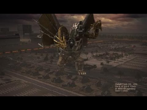 GODZILLA PS4 mecha king gidorah hard difficulty