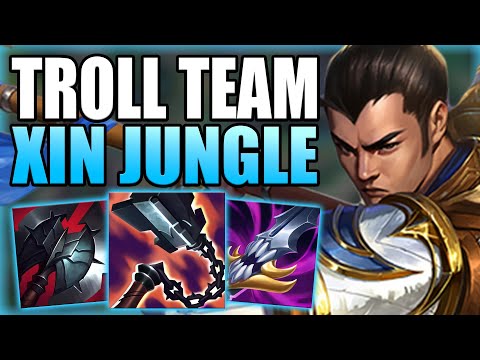 HOW TO CARRY WITH XIN ZHAO JUNGLE WHEN TEAM STARTS TROLLING! - Best Build/Runes League of Legends