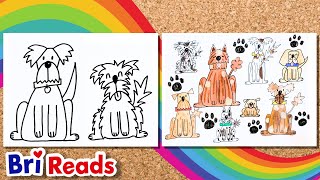 Let's Draw ALL Kinds of Dogs for Kids! | Easy Step by Step Tutorial