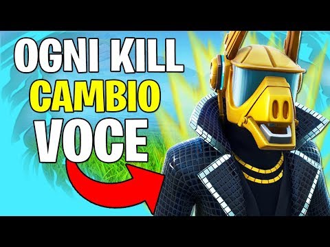 OGNI KILL CAMBIO VOCE CON YOND3R ! ( Doppiaggio Fortnite ITA )