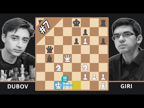 Most Ridiculous Castling Move Ever?! - Dubov vs. Giri, 2019
