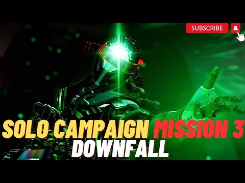 Destiny 2 Lightfall - Solo Legendary Campaign Mission 3 - Downfall on Void Hunter - Plz like & Sub