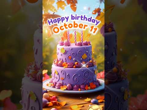 11 October Best Happy Birthday Song🎵Happy Birthday WhatsApp Status #shorts  #celebrationavenue