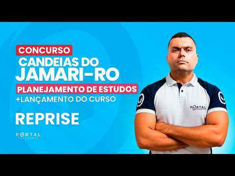 CONCURSO PREF. DE CANDEIAS DO JAMARI/RO: PLANEJAMENTO DE ESTUDOS + LANÇAMENTO DO CURSO - reprise