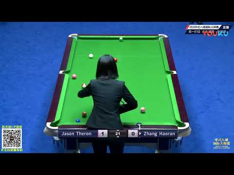 Jason Theron (SA) VS Zhang Haoran - World Chinese 8 Ball Masters Tour 2018-2019 Stop 3 Shuangyashan
