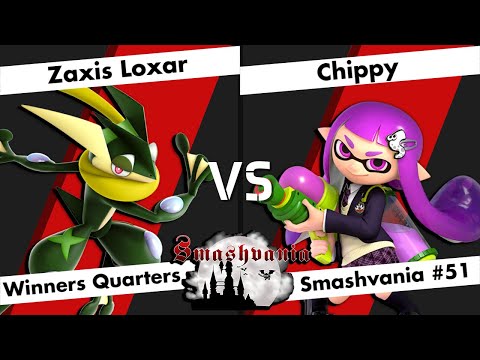 Zaxis Loxar (Greninja) vs Chippy (Inkling, Joker) - WQF - Smashvania #52