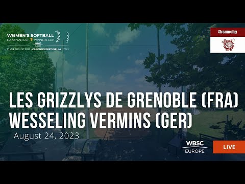 15 Women's Softball European Cup Winners Cup A Grizzlys de Grenoble (FRA) VS Wesseling Vermins (GER)