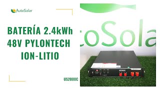 Batería de Litio ME 12V 200Ah y 2,5kWh de capacidad nominal