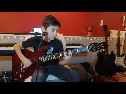 Michael Jackson - Smooth Criminal leçon de guitare pour les enfants/ guitar lesson for kids