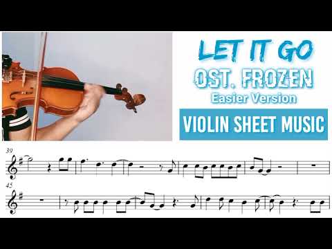 [Free Sheet] Let It Go - Ost. Frozen [Violin Sheet Music]