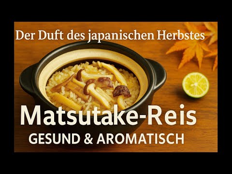 Japanese Matsutake Rice 🍂 | Autumn Aroma in a Clay Pot
