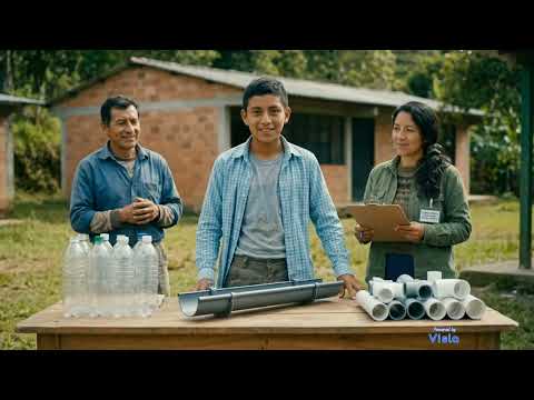 Captadores de Agua Lluvia Caseros  Innovación y Sostenibilidad en La Uvita, Boyacá