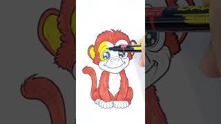 Monkey Coloring Pages for Kids A Coloring Extravaganza #coloringpages #coloringfun #fun #bear #art