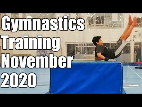 Gymnastics training November 2020