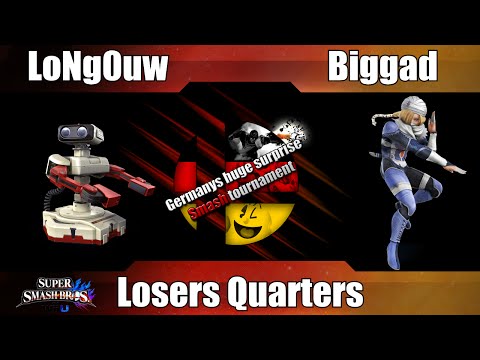 Ghsst - LoNg0uw (ROB) Vs. Biggad (Sheik) - Losers Quarters - Smash 4