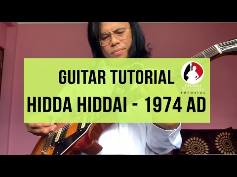 Hidda Hiddai 1974 AD- Guitar Tutorial by Phiroj Shyangden