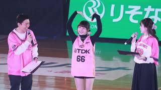 20241201　#峮峮 （チュンチュン）秋田ノーザンハピネッツ登場インタビュー　#台湾チア #cheerleader