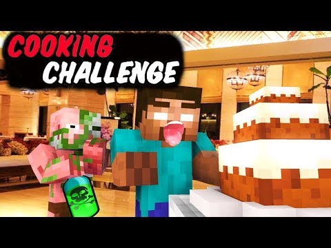 #MINECRAFTANIMATIONS MONSTER SCHOOL COOKING CHALLENGE - FUNNY MINECRAFT ANIMATION