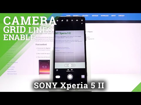 How to Manage Camera Grid Lines in SONY Xperia 5 II – Find Helper Lines Option