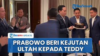 Momen Prabowo Rayakan Ulang Tahun Seskab Teddy di Yordania, Ajudan hingga Sespri Bawakan Kue