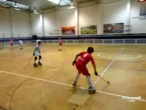GaliciaNhockey - Partido categoría Infantil entre El Compostela B y Escola Lubians