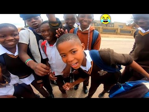 Naughty Intelligent Kids (black Neighborhood Pretoria SouthAfrica)