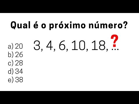 SEQUÊNCIA LÓGICA | QUAL É O PRÓXIMO NÚMERO | RACIOCÍNIO LÓGICO