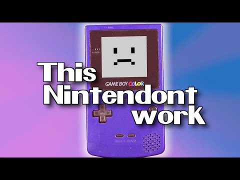Nintendo Game Boy Color - Not playing games? Let’s fix it!
