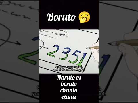 Boruto vs Naruto (chunin exams)