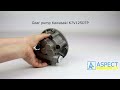text_video Gear pump 334/C0736 Kawasaki K7V125DTP HANDOK