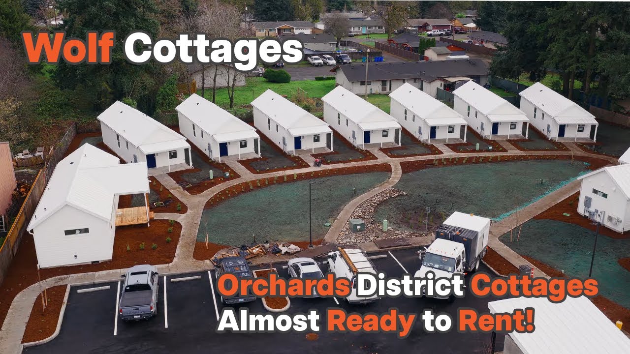 15 Unit Modular Community Almost Ready to Rent! | Orchards District Cottages Construction Update