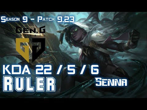 Gen Ruler SENNA vs YASUO ADC - Patch 9.23 KR Ranked