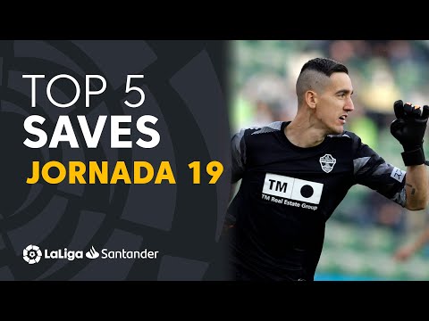 LaLiga TOP 5 Paradas Jornada 19 LaLiga Santander 2021/2022