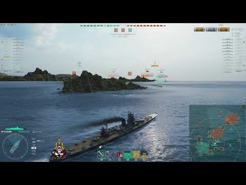World of Warships Azuma Brawl...well at the end....