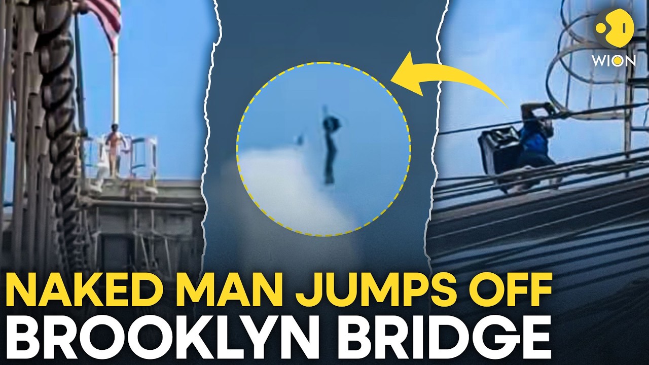 Brooklyn Bridge Stunt Ends In Arrest As Naked Man Jumps Into East River | Originals