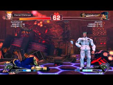 SunValtiel SF (GU) vs sBastiZH (DI) | SSF4: Arcade Edition PC - Ranked Match