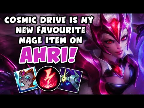 COSMIC DRIVE IS MY NEW FAVOURITE ITEM ON AHRI! - Vicksy | League of Legends