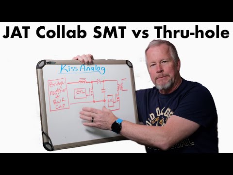 JAT Power Supply Collab - Thru hole Vs Surface Mount - example of PFC converter #pfcconverter#jat