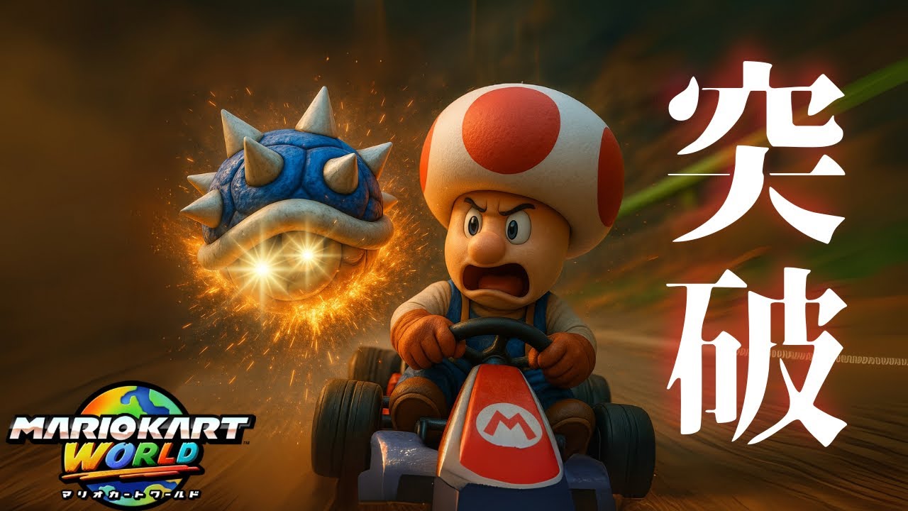 ど素人の突破力見せつけてやったわ。【マリオカートワールド】
