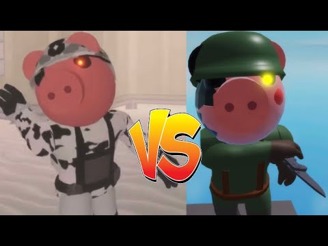 PIGGY SOLDIER JUMPSCARE vs PORTER PIG JUMPSCARE!! (Chapter 11!)
