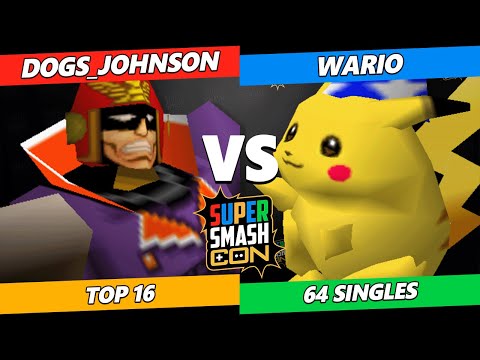 SSC 2022  - Dogs_Johnson (Captain Falcon) Vs. wario (Pikachu) Smash 64 Tournament