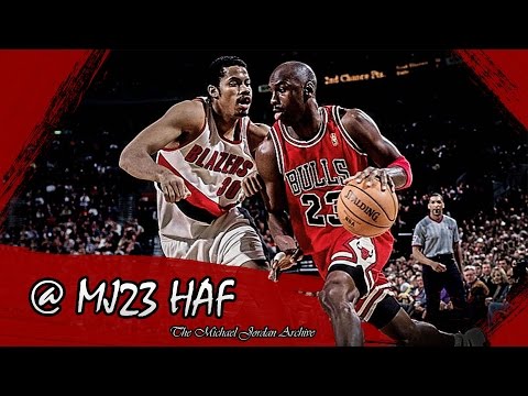 Michael Jordan Highlights vs Trail Blazers (1997.02.04) - 36pts, 4th Q Explosion!