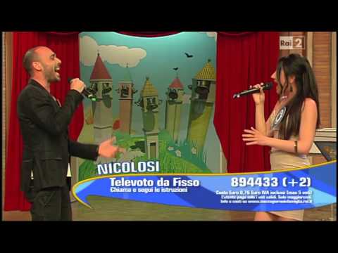 Roberta Zitelli e Giuseppe Mellea - La Bella e la Bestia (Mezzogiorno in Famiglia)