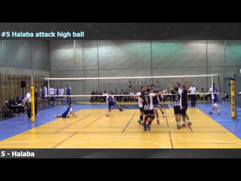 Pawel HALABA (AGH AZS KRAKOW) - attack high ball