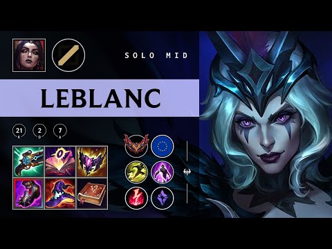 LeBlanc Mid vs Ekko - EUW Grandmaster Patch 25.24