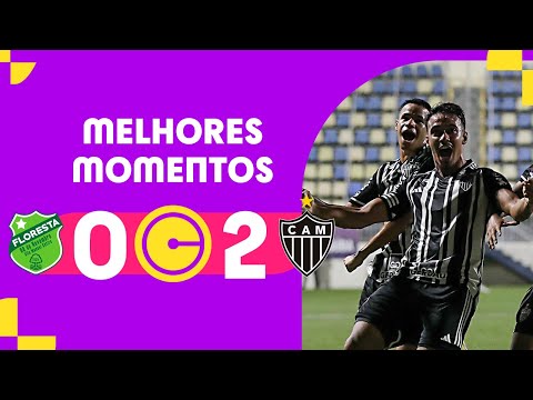 Gols e lances de Floresta x Atlético Mineiro