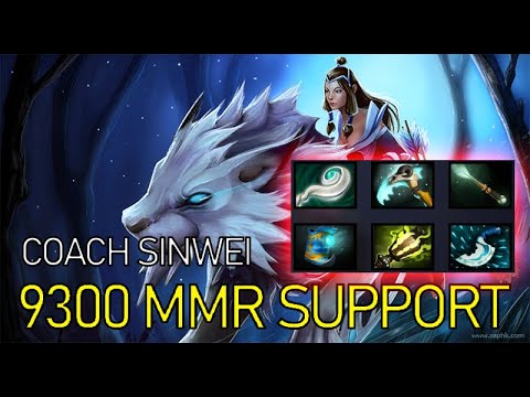 9300 MMR- SUPPORT MIRANA- -Coach Sinwei - Dota 2 pro gameplay