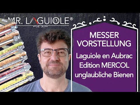 6 Laguiole-Taschenmesser-Unikate aus der Mercol-Edition von Laguiole en Aubrac, handmade in France