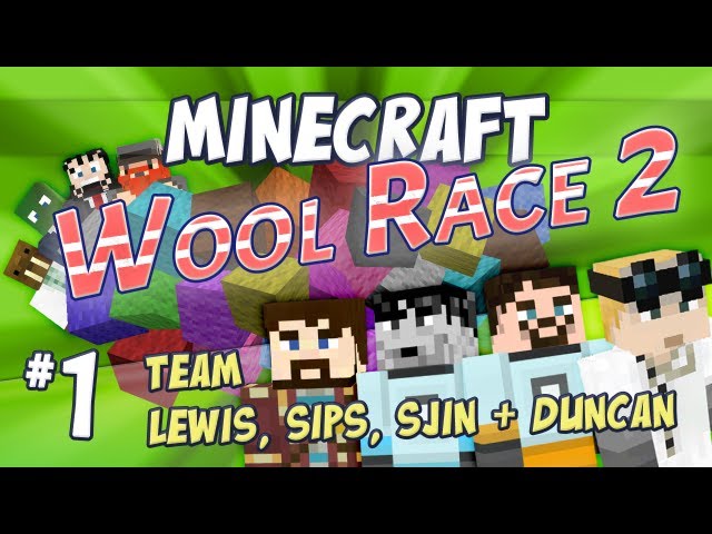 Race for the Wool Minecraft Map